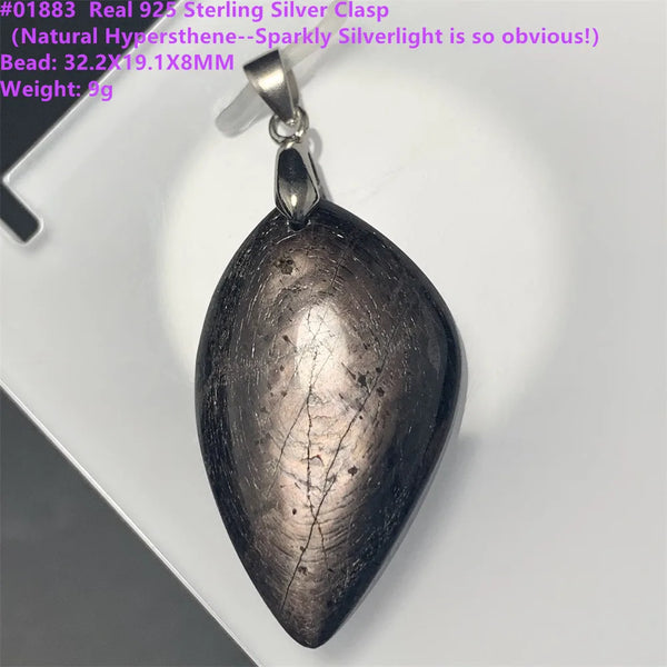 Black Hypersthene Pendant-ToShay.org