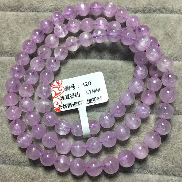 Purple Kunzite Wrap Bracelet-ToShay.org