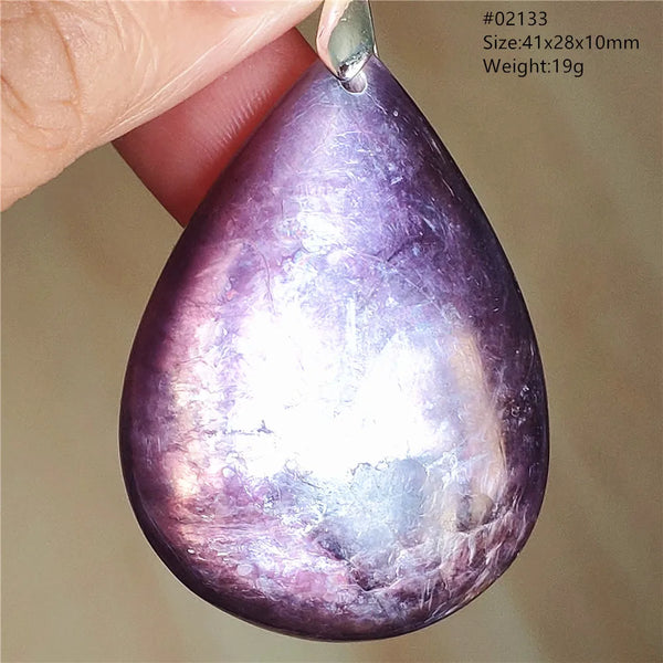 Purple Lepidolite Pendant-ToShay.org