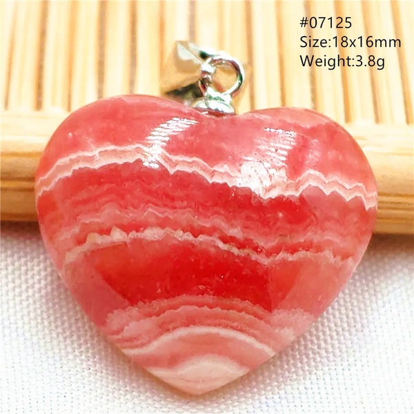 Red Rhodochrosite Pendant-ToShay.org