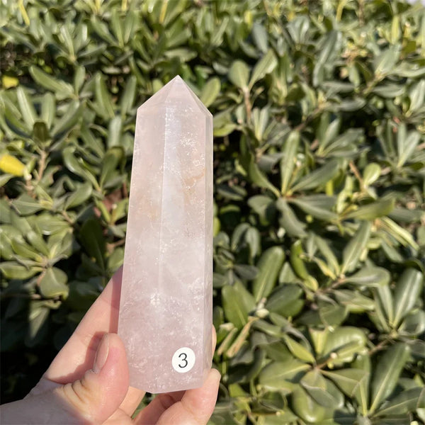 Pink Rose Quartz Point-ToShay.org