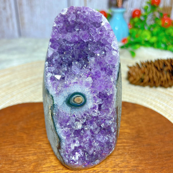 Purple Amethyst Cluster Geode-ToShay.org