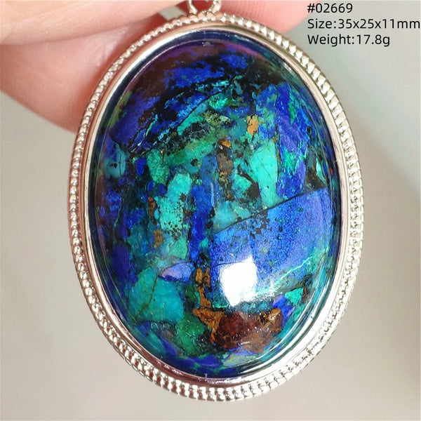 Blue Azurite Pendant-ToShay.org