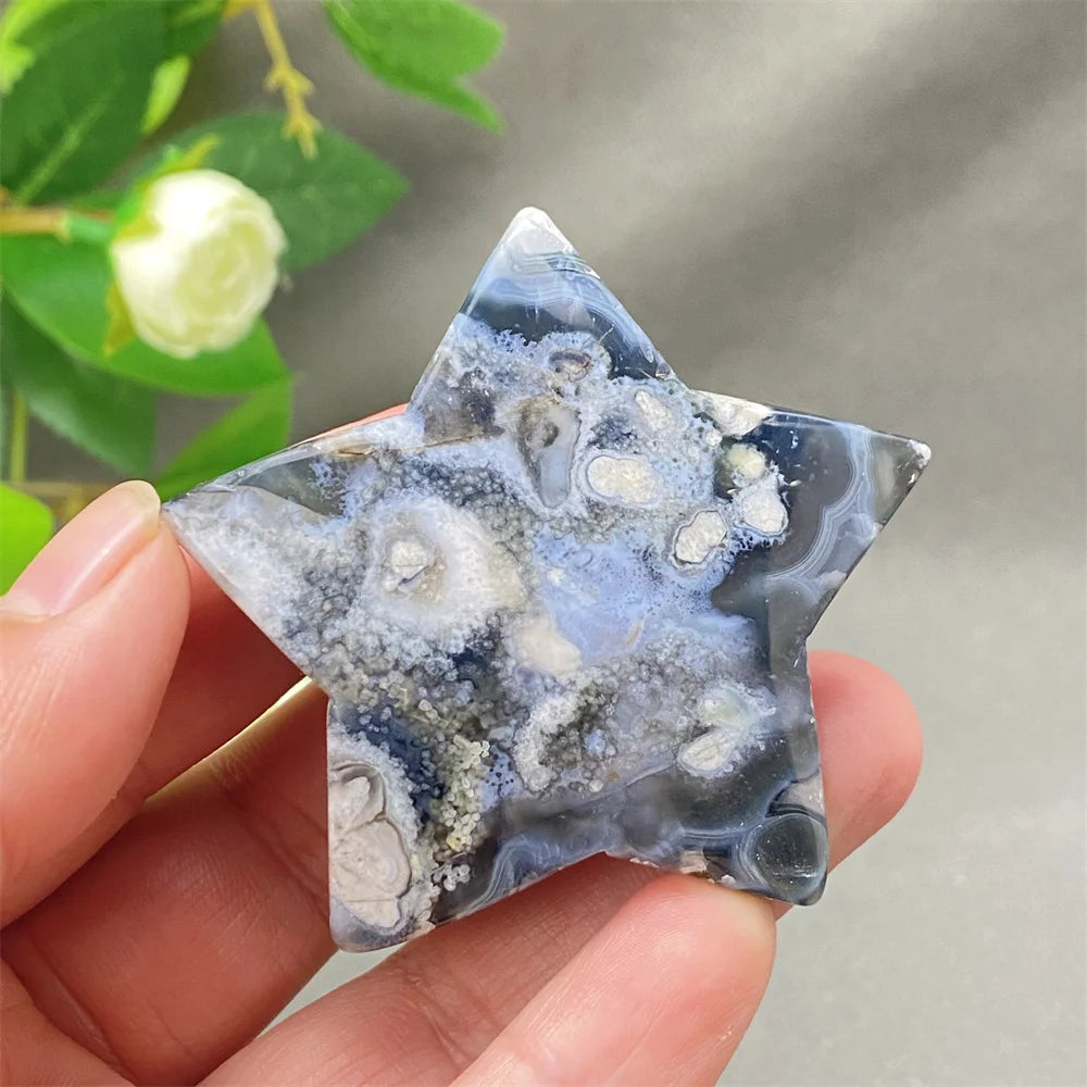 Black Cherry Blossom Agate-ToShay.org