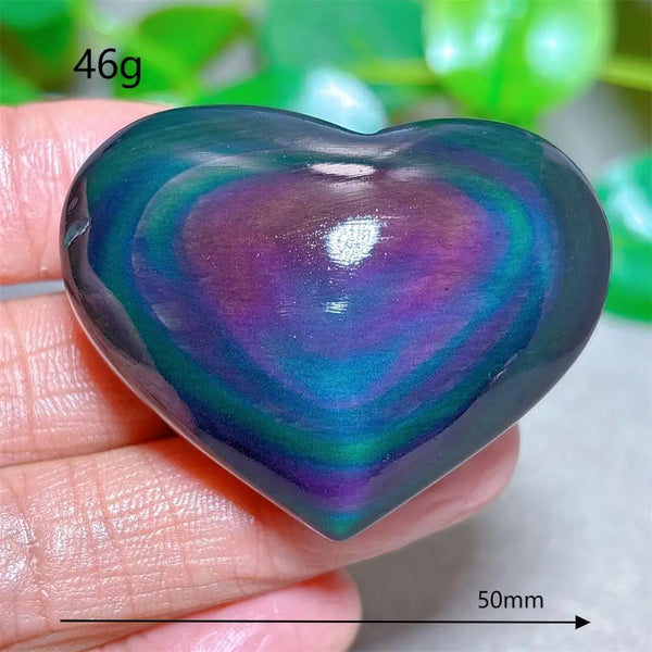 Rainbow Obsidian Heart-ToShay.org
