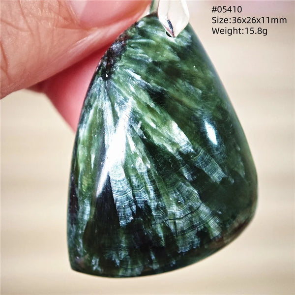 Green Seraphinite Pendant-ToShay.org