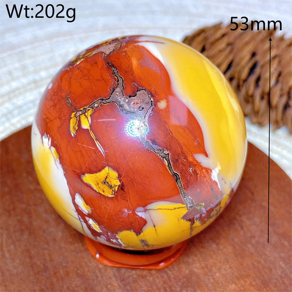 Yellow Mookaite Ball-ToShay.org