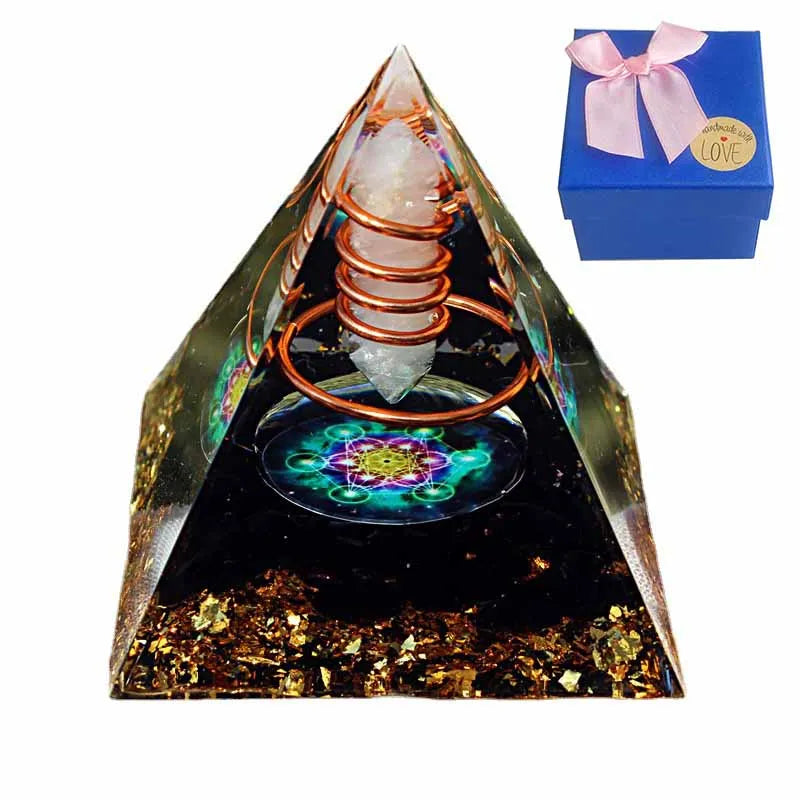 Energy Orgonite Crystal Pyramid-ToShay.org
