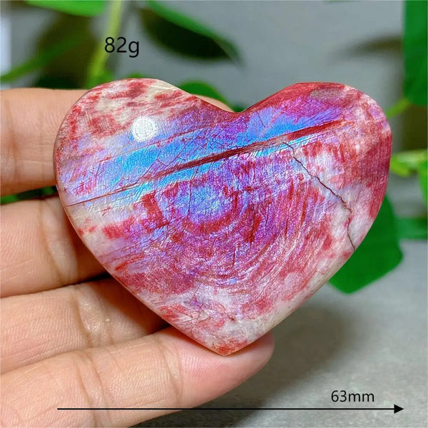 Red Moonstone Heart-ToShay.org