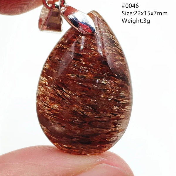 Gold Rutilated Quartz Pendant-ToShay.org