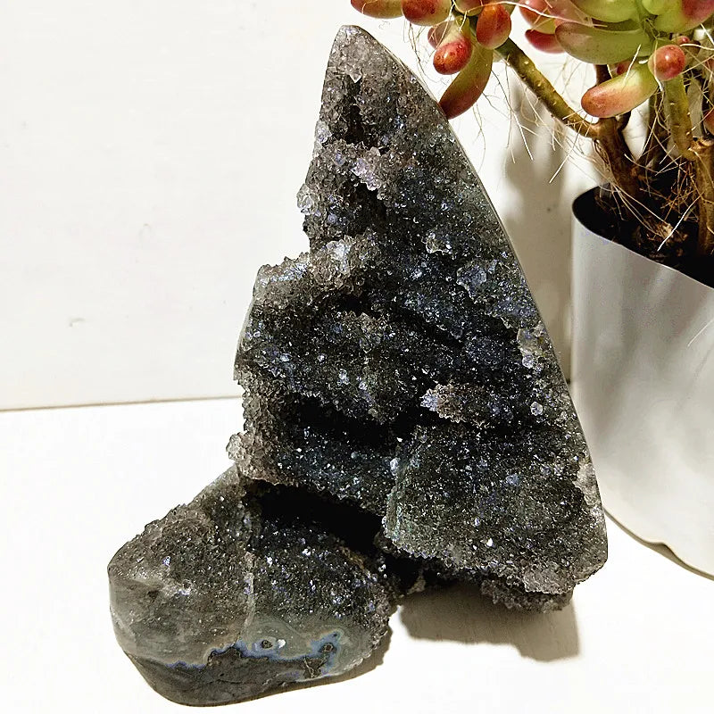 Purple Amethyst Geode Cluster-ToShay.org