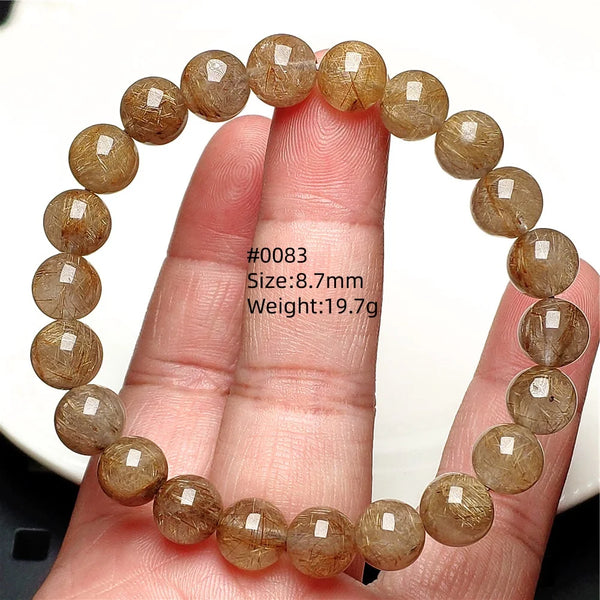 Silver Rutilated Quartz Bracelet-ToShay.org