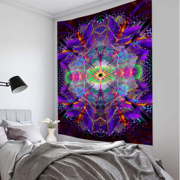 Psychedelic Art Print Tapestry-ToShay.org