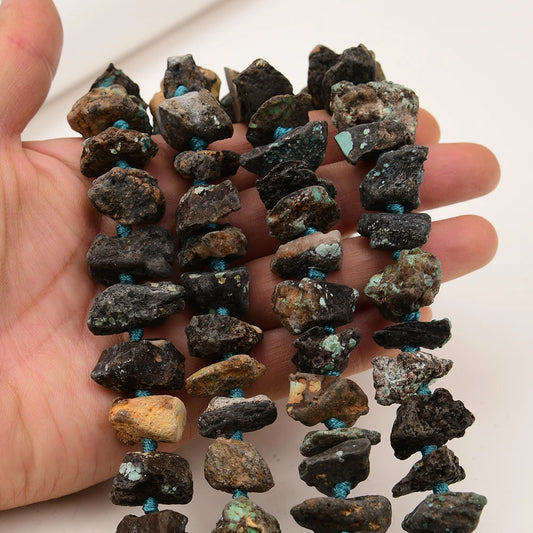 Mixed Turquoise Rough Beads-ToShay.org