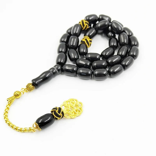 Black Agate Prayer Beads-ToShay.org