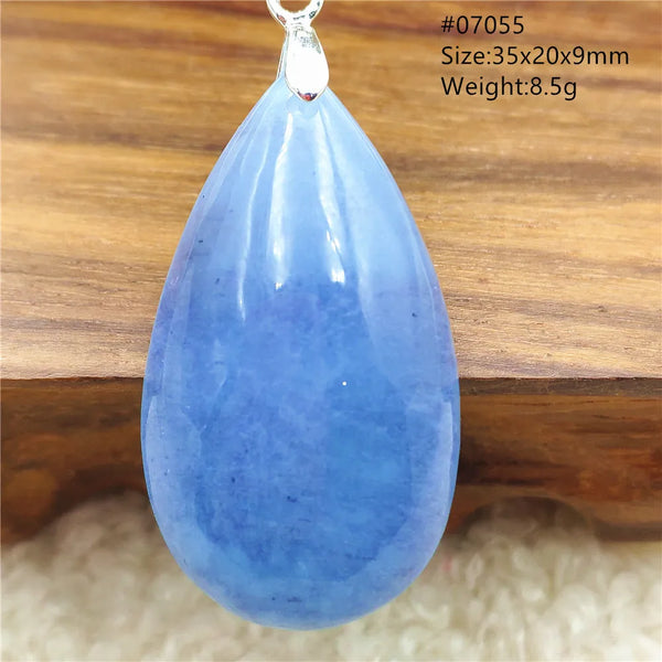 Blue Aquamarine Pendant-ToShay.org