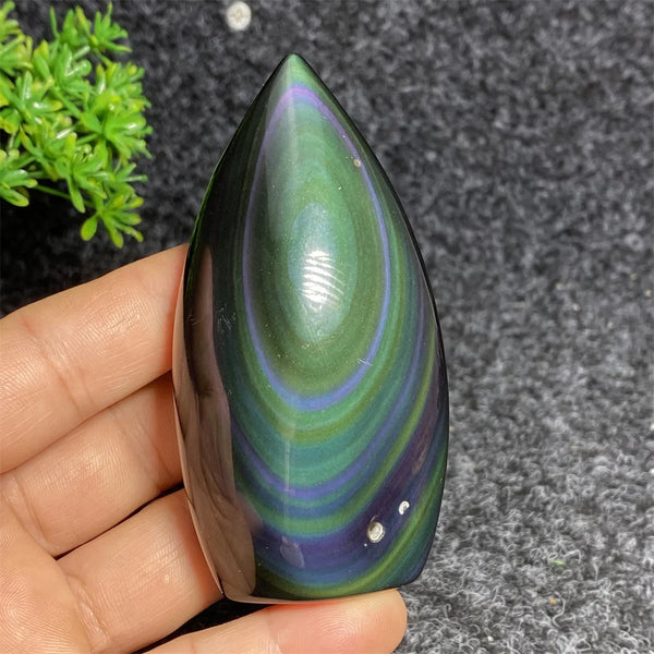 Rainbow Obsidian Torch-ToShay.org