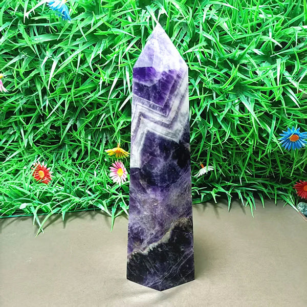Purple Dream Amethyst Wand-ToShay.org