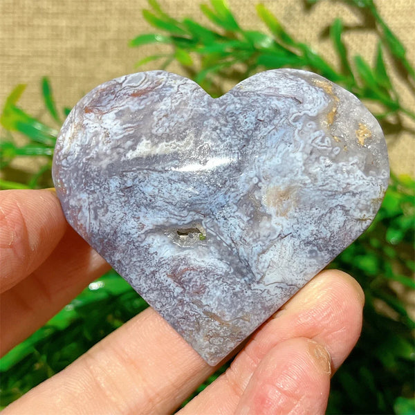 Green Moss Agate Heart-ToShay.org