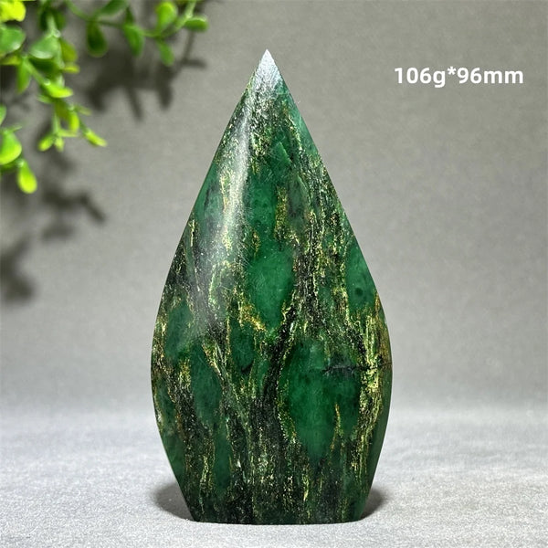 Green Emerald Agate Torch-ToShay.org