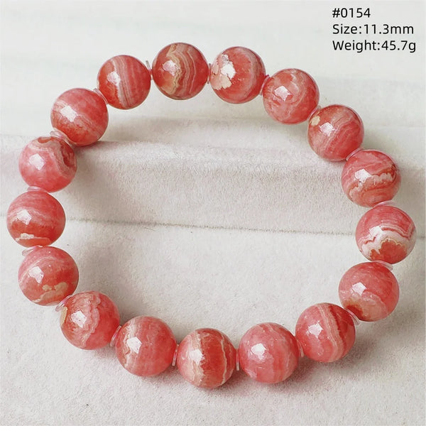 Red Rhodochrosite Bracelet-ToShay.org