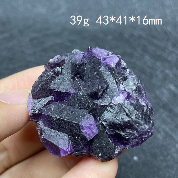 Purple Fluorite Crystal-ToShay.org