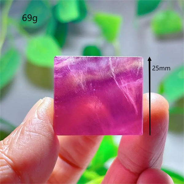 Purple Fluorite Crystal Square-ToShay.org