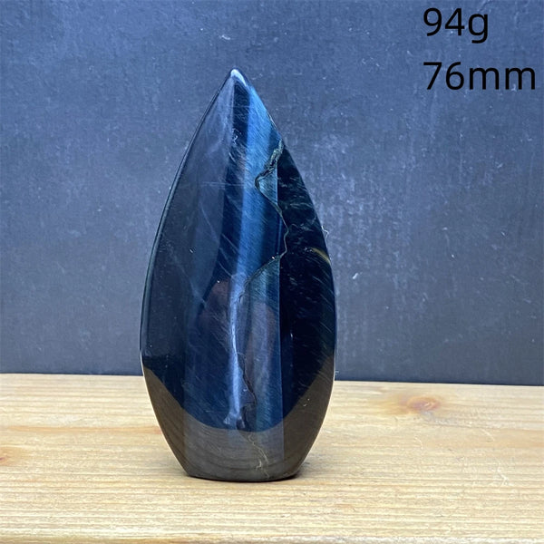 Blue Tiger Eye Stone Flame-ToShay.org