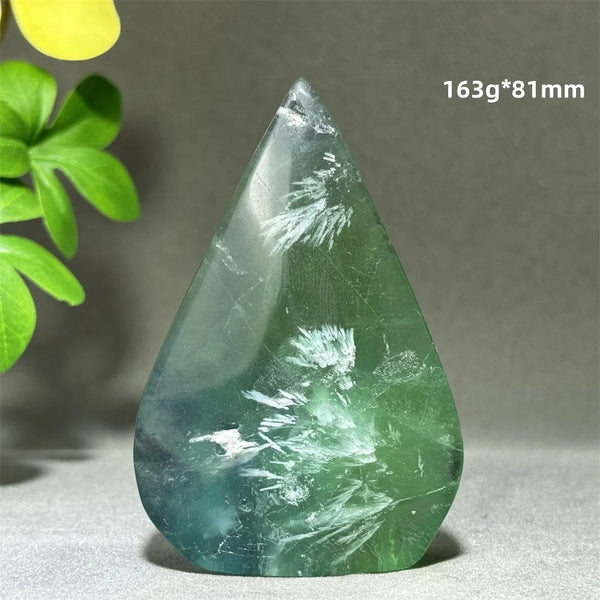 Green Feather Fluorite Torch-ToShay.org