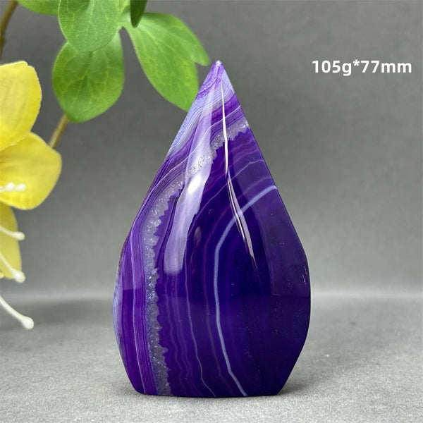 Purple Agate Torch-ToShay.org