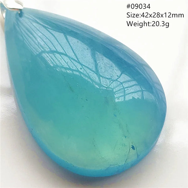 Blue Aquamarine Pendant-ToShay.org