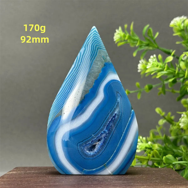Blue Agate Torch-ToShay.org