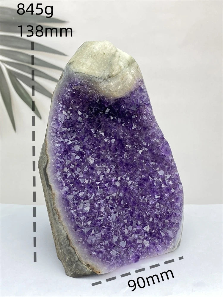 Purple Amethyst Crystal Geode-ToShay.org