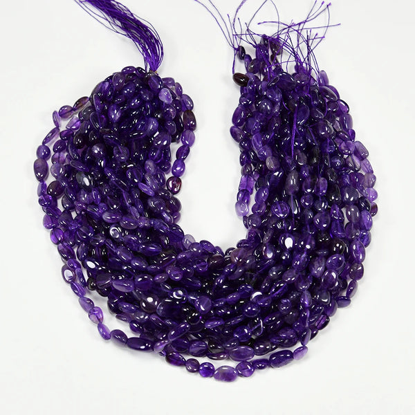 Purple Amethyst Nugget Beads-ToShay.org