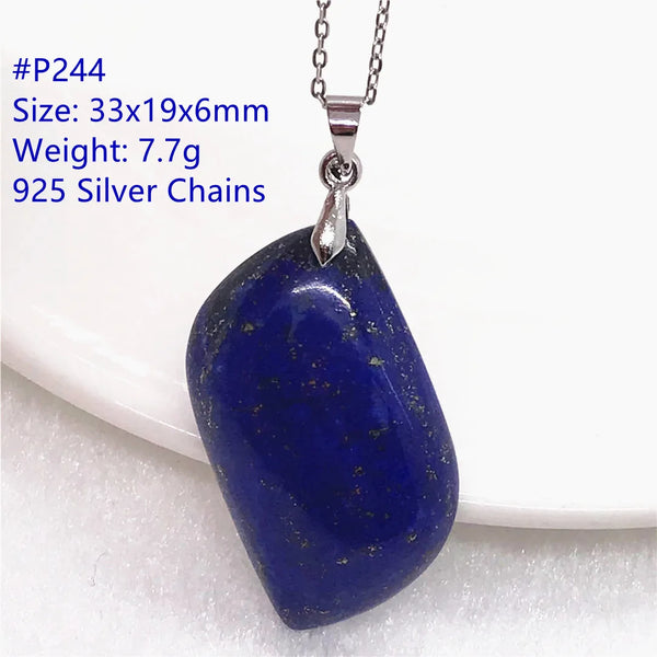 Blue Lapis Lazuli Pendant-ToShay.org
