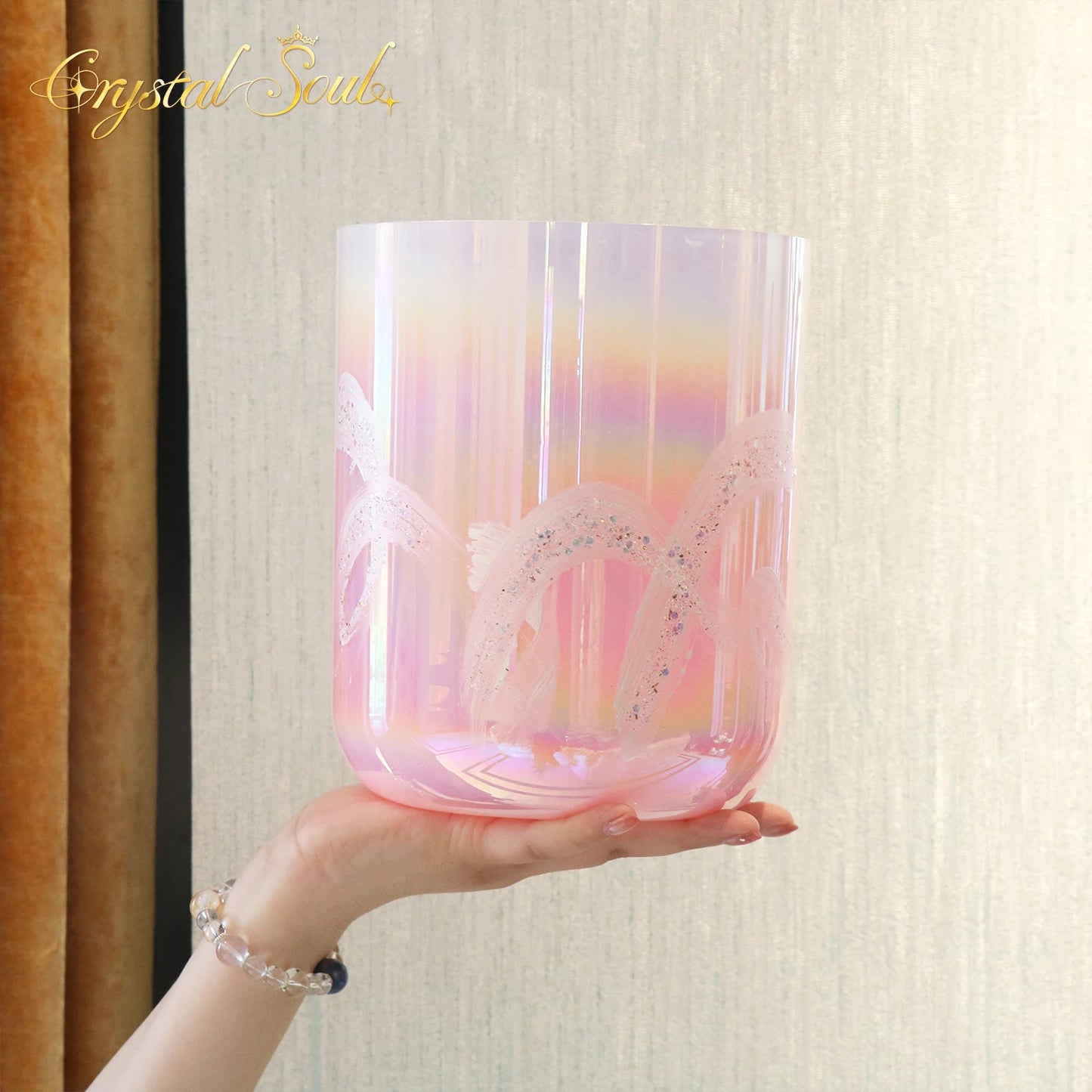 Pink Crystal Singing Bowl-ToShay.org