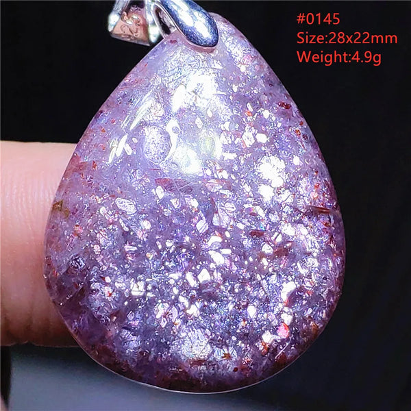 Blue Blood Red Lolite Pendant-ToShay.org