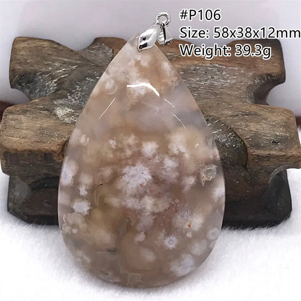 Pink Cherry Agate Pendant-ToShay.org
