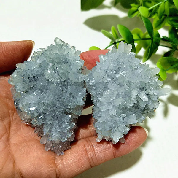 Blue Chrysanthemum Fluorite Cluster-ToShay.org