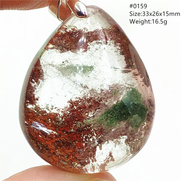 Green Phantom Quartz Pendant-ToShay.org