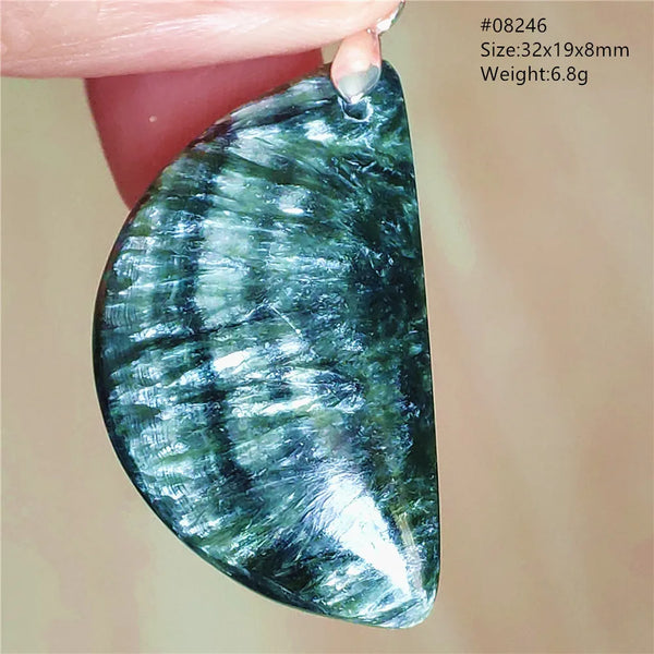 Green Seraphinite Pendant-ToShay.org