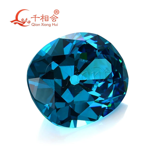 Blue Cubic Zirconia Diamond-ToShay.org