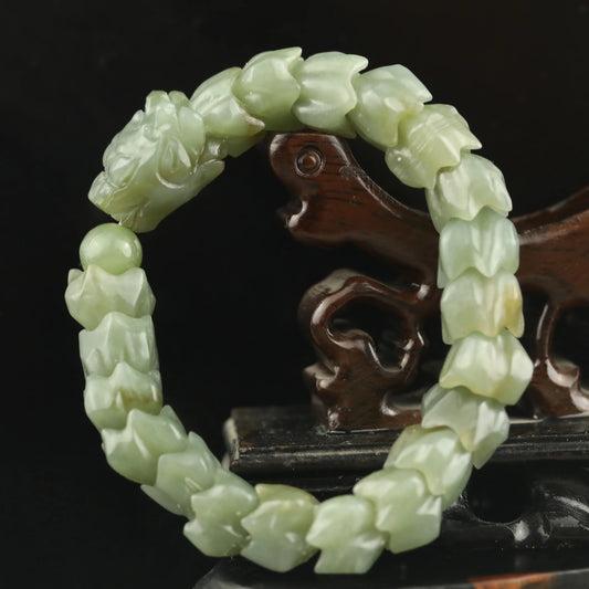 Green Jade Dragon Bracelet-ToShay.org