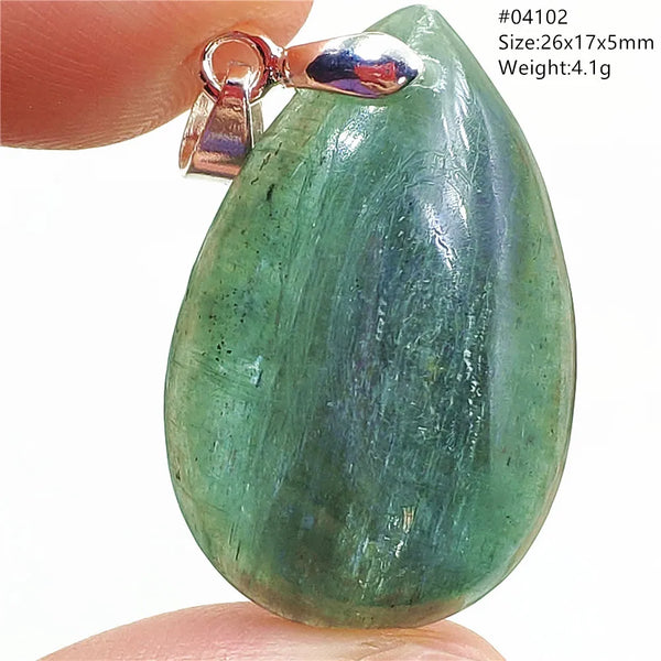 Green Kyanite Pendant-ToShay.org