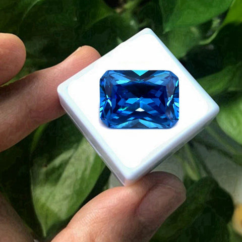 Blue Crystal Cut Sapphire-ToShay.org