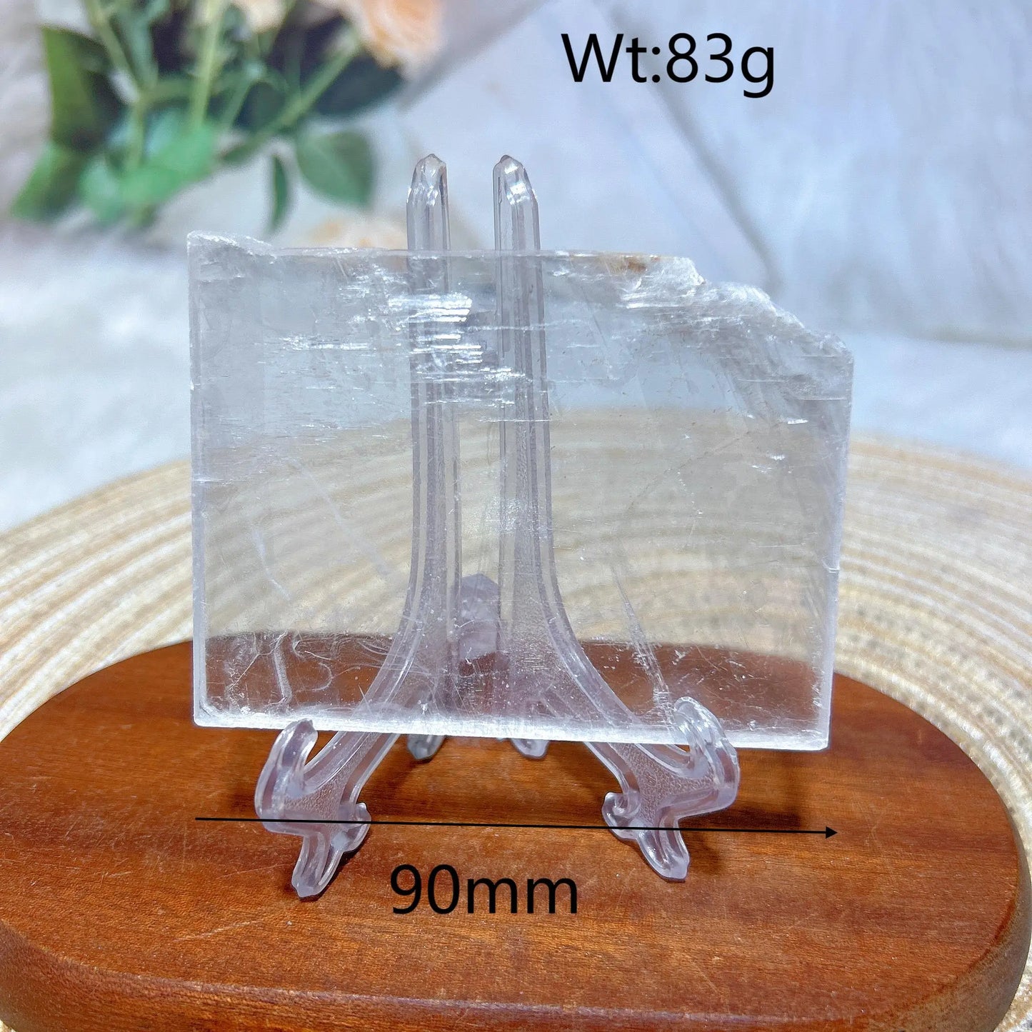 Clear Selenite Slices-ToShay.org