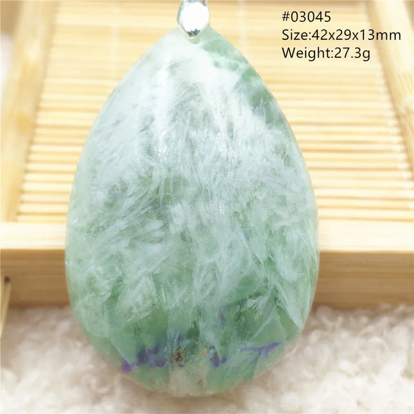 Green Blue Fluorite Pendant-ToShay.org
