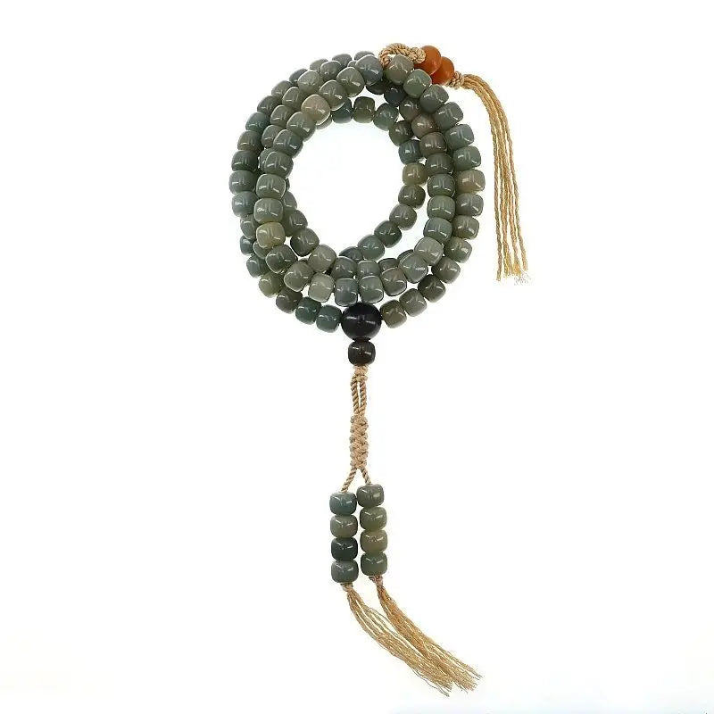 Green Bodhi Root Mala-ToShay.org