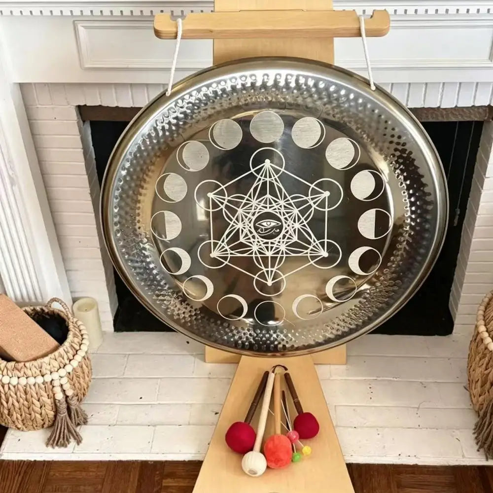Nickel Horus Eye Mirror Gong-ToShay.org