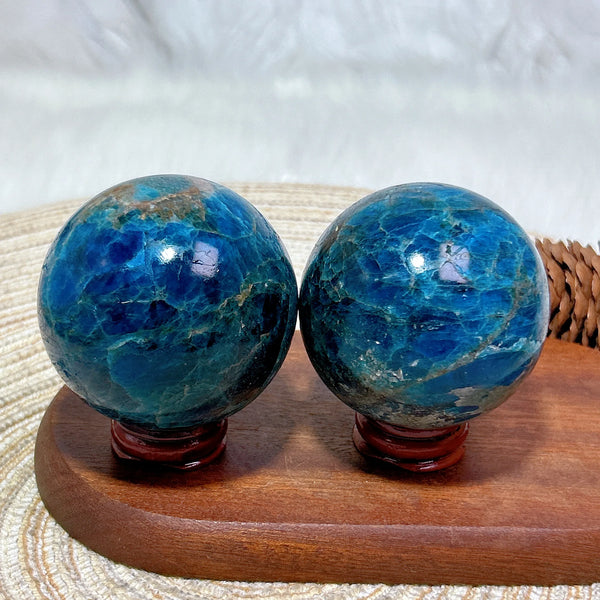 Blue Apatite Ball-ToShay.org